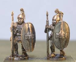 Legionnaires in Reserve in Chain Mail with Pilum